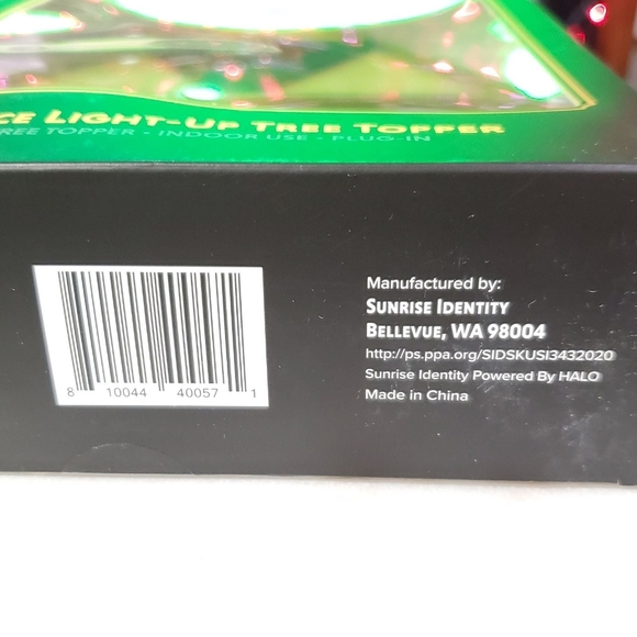 The Legend Of Zelda Triforce Christmas Light up Tree Topper - Picture 7 of 7